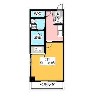 第15フクマルビル【11階】の間取り