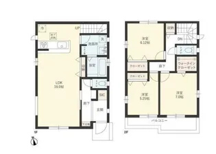 千葉県四街道市つくし座2【一戸建】の間取り