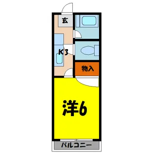 コーポラス小池【2階】の間取り
