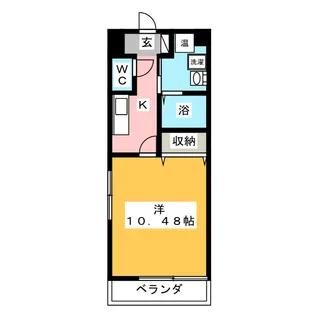 ヴィブレ コンフォール【2階】の間取り