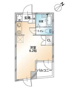 びゅうリエット板橋【3階】の間取り