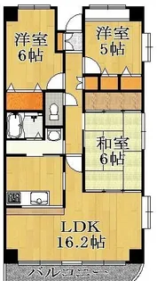 エクシード八千代中央【2階】の間取り