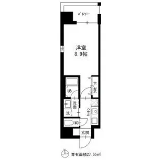 愛知県名古屋市中区正木1【マンション】の間取り