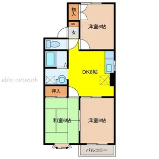 パステルクラブ【1階】の間取り