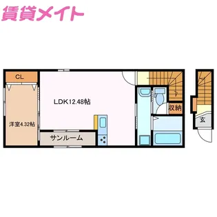 lebois桑名 II【2階】の間取り
