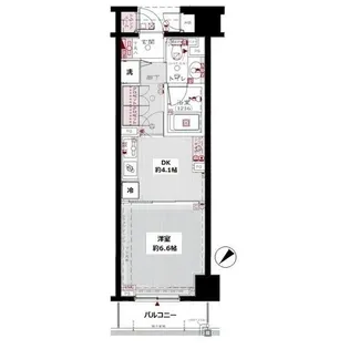 神奈川県横浜市中区山下町【マンション】の間取り