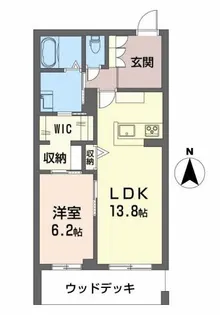 シャーメゾンキャメリア102【1階】の間取り