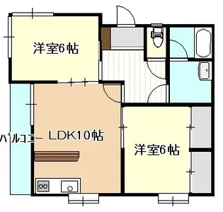 ハイツ青山【1階】の間取り