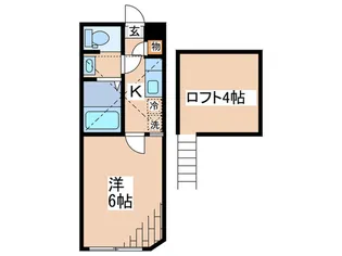 ベルデ淵野辺【2階】の間取り