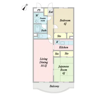 セルネKAI【3階】の間取り