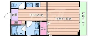 メゾン・ド・ボナール【2階】の間取り
