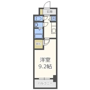 アーデンタワー靭公園【11階】の間取り