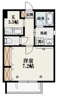 ヒルズななかまど【2階】の間取り