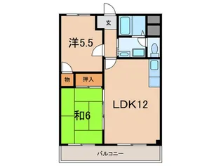 メゾン愛【1階】の間取り