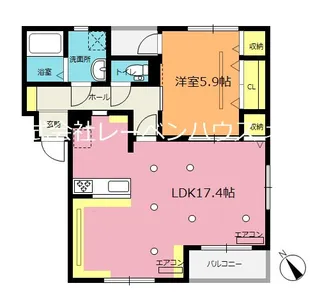 アルカディア【1階】の間取り