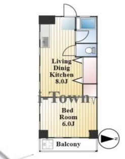 ハイツ高康【4階】の間取り