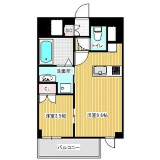 Mステージ矢田南【9階】の間取り