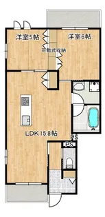 East sedona~イーストセドナ~【3階】の間取り