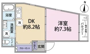 Kanon新高円寺【2階】の間取り