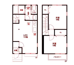 フォレストパーク西谷A【1階】の間取り