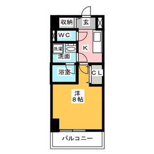 プレディアスタイル名古屋【9階】の間取り