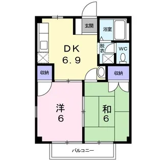 アクティブJUN【1階】の間取り