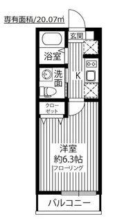 STAGE駒沢公園【3階】の間取り