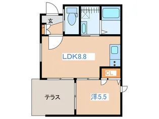 Hikarie【1階】の間取り