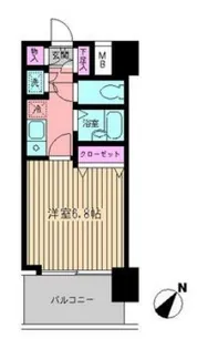 ビイルーム新宿【1階】の間取り