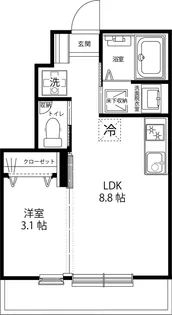 Casa Simpatia Koganei【1階】の間取り