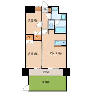 パークス【1階】の間取り