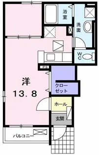 アンジュロ【1階】の間取り