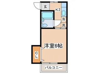 ストークハイツ諸星【1階】の間取り