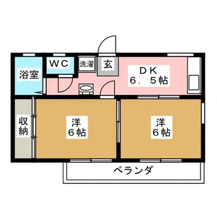 ユーハイム【2階】の間取り