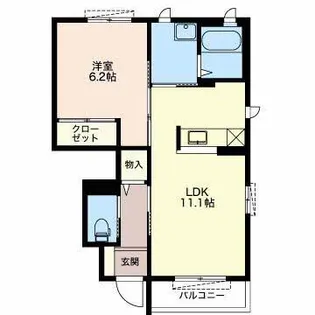 エントピアC【1階】の間取り