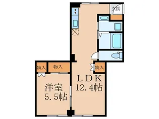 横山ビル【2階】の間取り