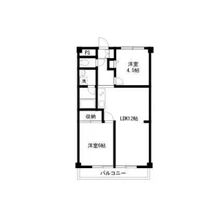 エステートピア山崎C【1階】の間取り