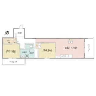 (シニア限定)ヘーベルVillageひばりが丘~ヘーベルヴィレッジひば【2階】の間取り