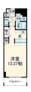 B s117【6階】の間取り