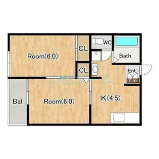 ジーライズ船橋上山町1【1階】の間取り