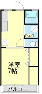 シティハイツII【1階】の間取り