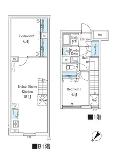 CREATIF学芸大学【1階】の間取り