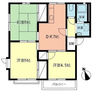 メゾン中村B【2階】の間取り