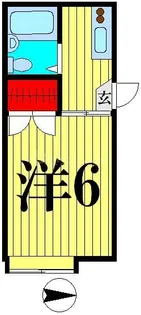 ライフステージ本田コーポ【1階】の間取り