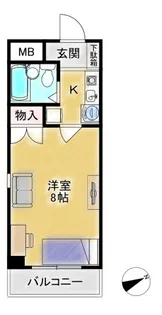 さくら第2マンション【3階】の間取り