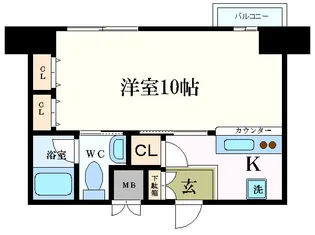 KDXレジデンス東桜I【15階】の間取り
