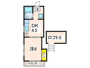 レオパレス久里浜第8【2階】の間取り