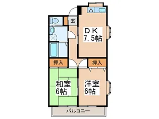 リリーハイツ【2階】の間取り