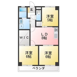 レジデンス善【1階】の間取り