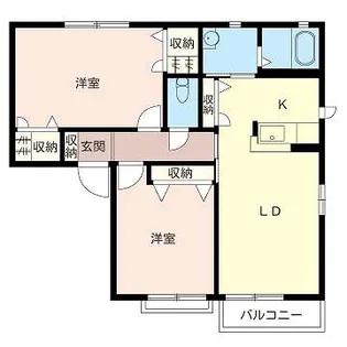 シャーメゾンラフォーレ【2階】の間取り